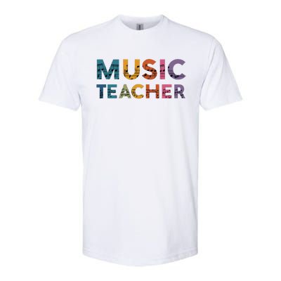 Music Teacher Teaching Teacher Life Music Lover Softstyle CVC T-Shirt