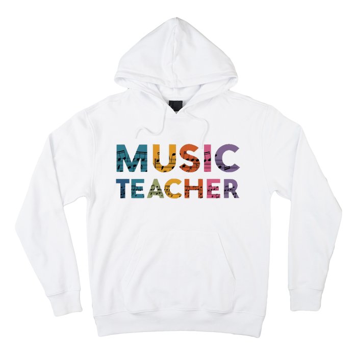 Music Teacher Teaching Teacher Life Music Lover Hoodie