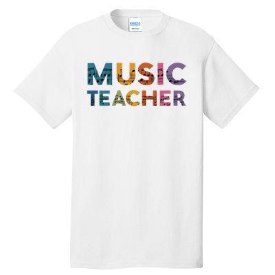 Music Teacher Teaching Teacher Life Music Lover Tall T-Shirt