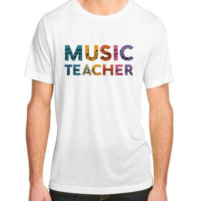 Music Teacher Teaching Teacher Life Music Lover Adult ChromaSoft Performance T-Shirt