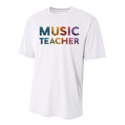 Music Teacher Teaching Teacher Life Music Lover Performance Sprint T-Shirt