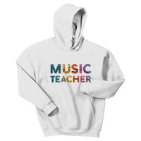 Music Teacher Teaching Teacher Life Music Lover Kids Hoodie