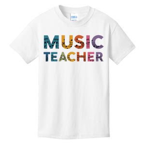 Music Teacher Teaching Teacher Life Music Lover Kids T-Shirt