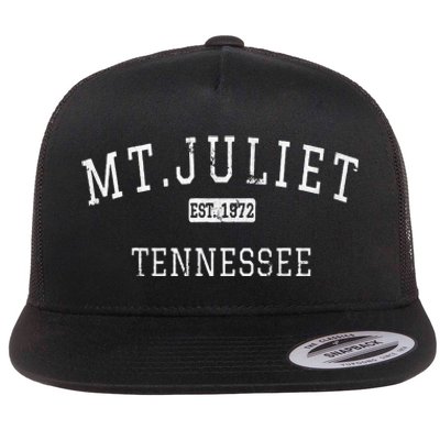 Mt.Juliet Tennessee TN Vintage Flat Bill Trucker Hat