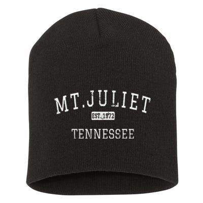 Mt.Juliet Tennessee TN Vintage Short Acrylic Beanie