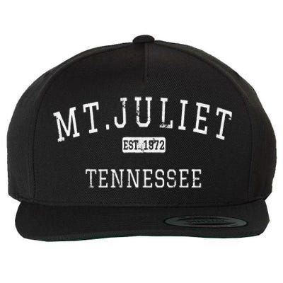 Mt.Juliet Tennessee TN Vintage Wool Snapback Cap