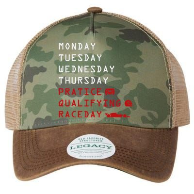 Monday Tuesday Thursday Practice Qualifying Race Day Legacy Tie Dye Trucker Hat