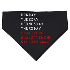 Monday Tuesday Thursday Practice Qualifying Race Day USA-Made Doggie Bandana