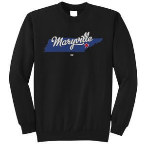 Maryville Tennessee Tn Map Tall Sweatshirt