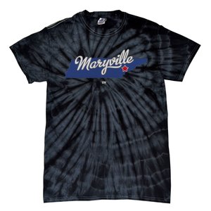 Maryville Tennessee Tn Map Tie-Dye T-Shirt