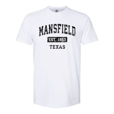 Mansfield Texas Tx Vintage Established Sports Softstyle CVC T-Shirt