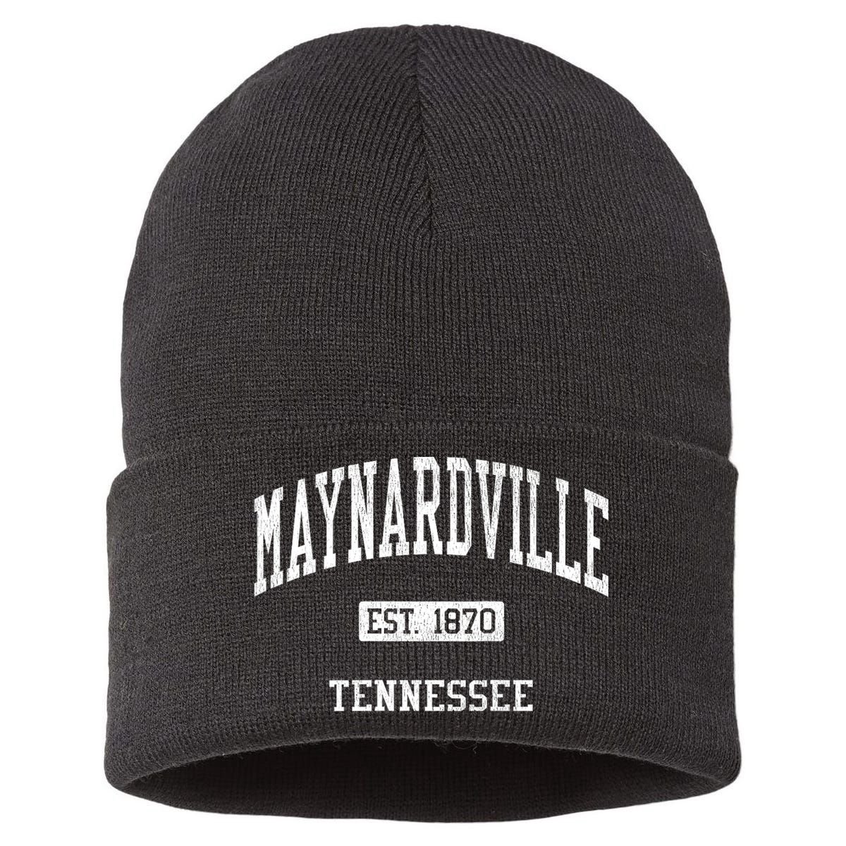 Maynardville Tennessee Tn Js04 Vintage Athletic Sports Sustainable Knit Beanie