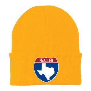 Mcallen Texas Tx Interstate Highway Vacation Souvenir Great Gift Knit Cap Winter Beanie