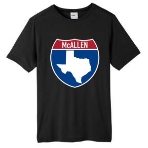 Mcallen Texas Tx Interstate Highway Vacation Souvenir Great Gift Tall Fusion ChromaSoft Performance T-Shirt