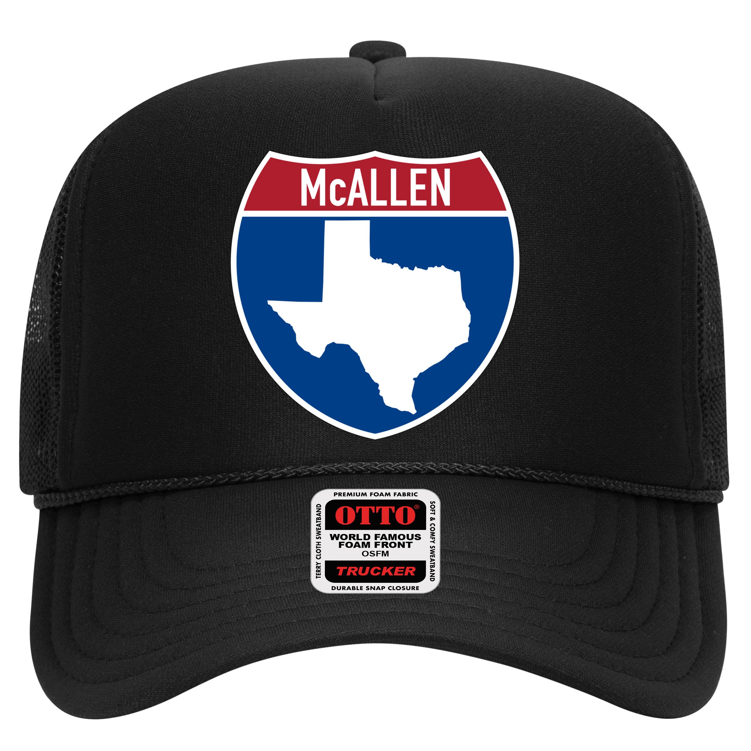 Mcallen Texas Tx Interstate Highway Vacation Souvenir Great Gift Hat