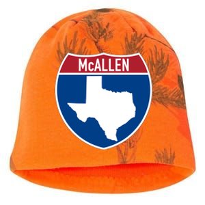 Mcallen Texas Tx Interstate Highway Vacation Souvenir Great Gift Kati - Camo Knit Beanie