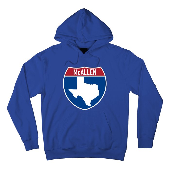 Mcallen Texas Tx Interstate Highway Vacation Souvenir Great Gift Hoodie