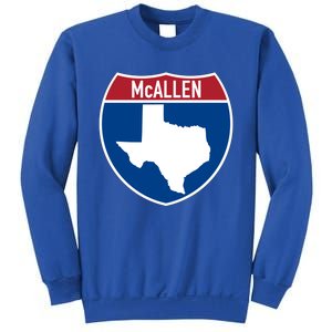 Mcallen Texas Tx Interstate Highway Vacation Souvenir Great Gift Sweatshirt