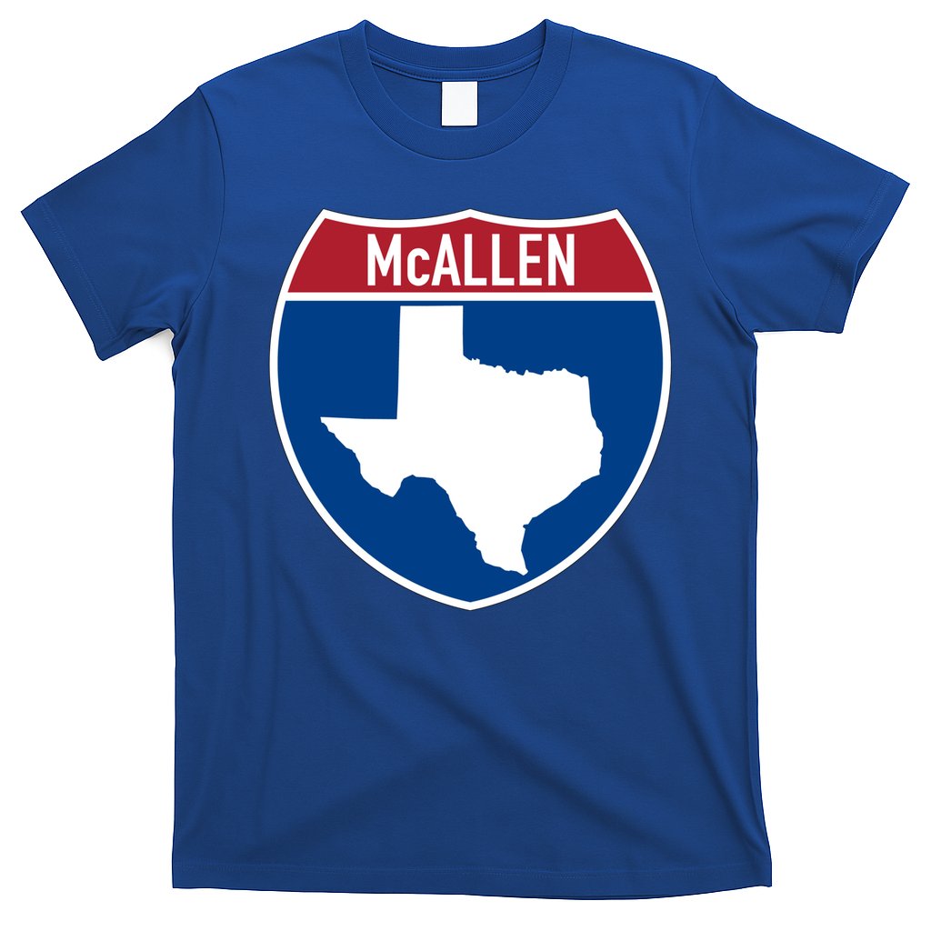 Mcallen Texas Tx Interstate Highway Vacation Souvenir Great Gift T-Shirt