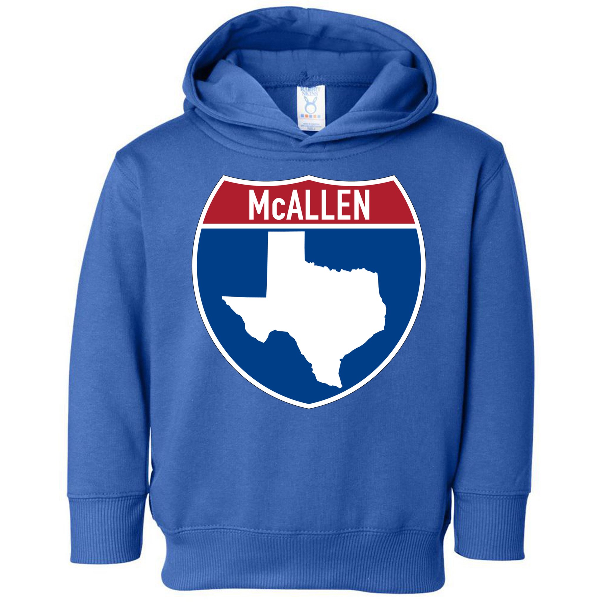 Mcallen Texas Tx Interstate Highway Vacation Souvenir Great Gift Toddler Hoodie