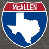 Mcallen Texas Tx Interstate Highway Vacation Souvenir Great Gift Cotton Canvas Backpack