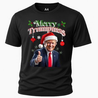 Merry Trumpmas Trump Christmas Santa Funny Ugly Sweater Gag Performance Shirt