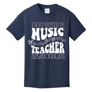 Music Teacher Teacher Life Love Music With Teacher Gifts Kids T-Shirt