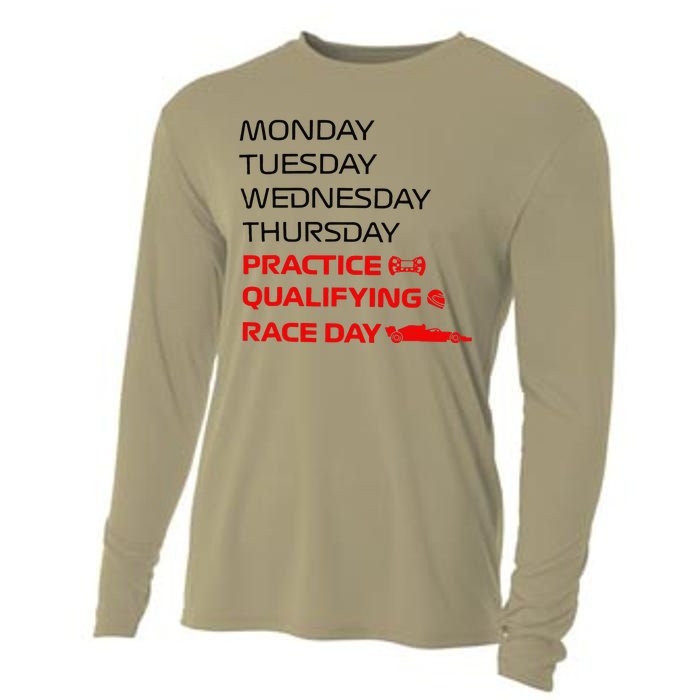 Monday Tuesday Thursday Practice Qualifying Race Day Cooling Performance Long Sleeve Crew