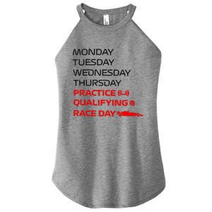 Monday Tuesday Thursday Practice Qualifying Race Day Women's Perfect Tri Rocker Tank