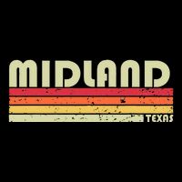 Midland Tx Texas Funny City Home Roots Gift Retro 70s 80s Flat Bill Trucker Hat
