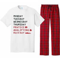 Monday Tuesday Thursday Practice Qualifying Race Day Pajama Set