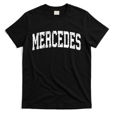 Mercedes Texas Tx Vintage Athletic Sports Design T-Shirt