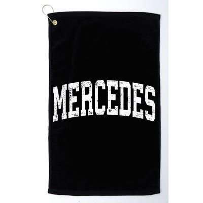 Mercedes Texas Tx Vintage Athletic Sports Design Golf Towel