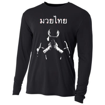 Muay Thai Thai Boxing Gift For Muay Thai Fighter Cooling Performance Long Sleeve Crew