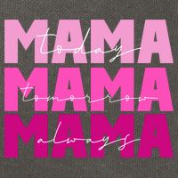 Mama Today Tomorrow And Always Cute Mother's Day Cotton Canvas Backpack