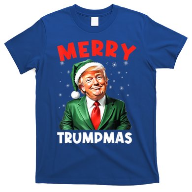 Merry Trumpmas Trump Christmas Santa Hat Gift T-Shirt