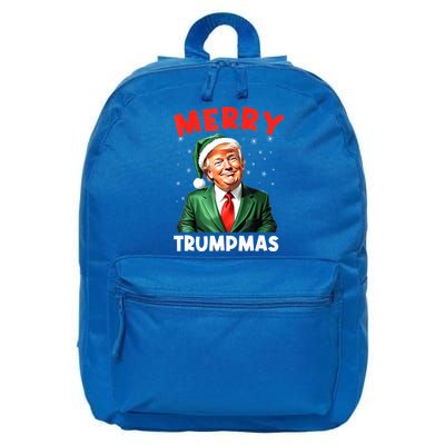 Merry Trumpmas Trump Christmas Santa Hat Gift 16 in Basic Backpack