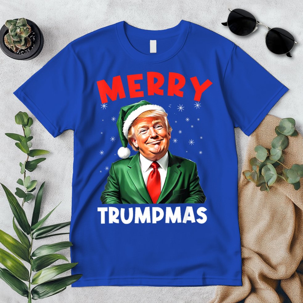 Merry Trumpmas Trump Christmas Santa Hat Gift Premium T-Shirt