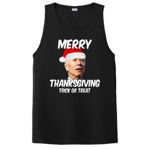 Merry Thanksgiving Trick Or Treat Funny Christmas Joe Biden PosiCharge Competitor Tank