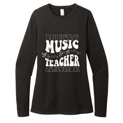 Music Teacher Teacher Life Love Music With Teacher Gifts Womens CVC Long Sleeve Shirt