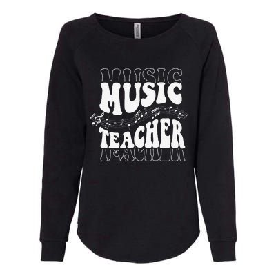 Music Teacher Teacher Life Love Music With Teacher Gifts Womens California Wash Sweatshirt