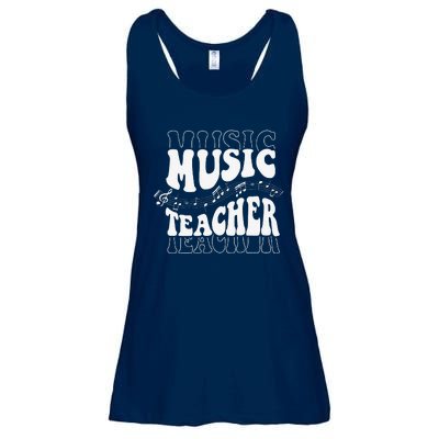 Music Teacher Teacher Life Love Music With Teacher Gifts Ladies Essential Flowy Tank