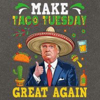 Make Taco Tuesday Great Again Trump Mexican Fiesta Cotton Canvas Backpack