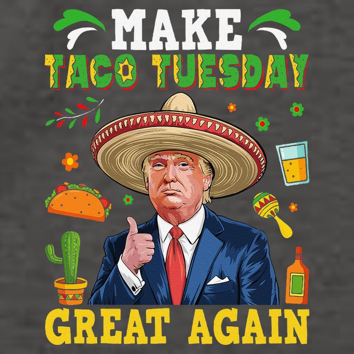 Make Taco Tuesday Great Again Trump Mexican Fiesta Vector Backpack