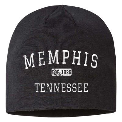 Memphis Tennessee TN Vintage Sustainable Beanie