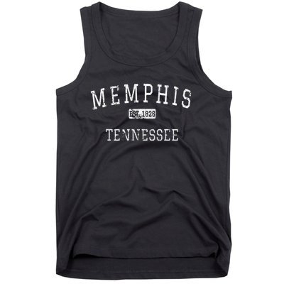 Memphis Tennessee TN Vintage Tank Top