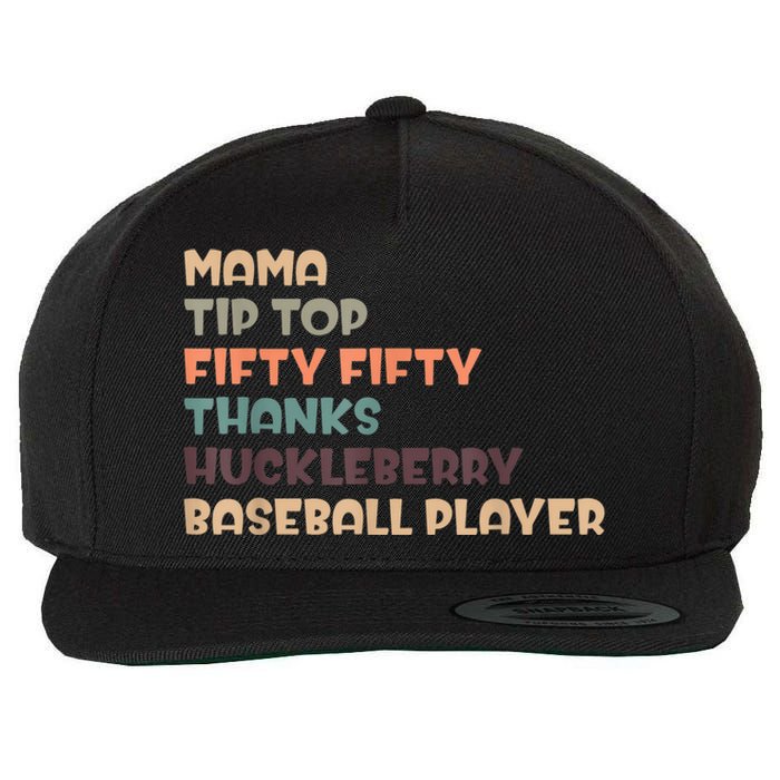 Mama Tip Top Fifty Thanks Huckleberry Neuro Nurse Stroke Wool Snapback Cap