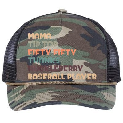 Mama Tip Top Fifty Thanks Huckleberry Neuro Nurse Stroke Retro Rope Trucker Hat Cap