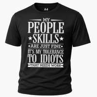 My Tolerance To Idiots Needs Work Funny Sarcasm Performance Shirt