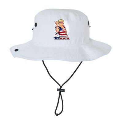 Merica Trump Usa America Nation Gift Legacy Cool Fit Booney Bucket Hat